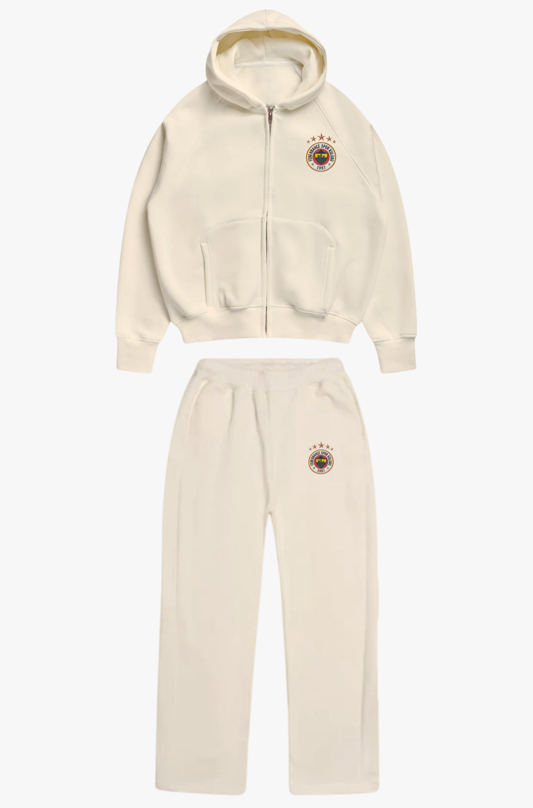 FENERBAHCE VINTAGE (Sand) - ZIPPER TRACKSUIT